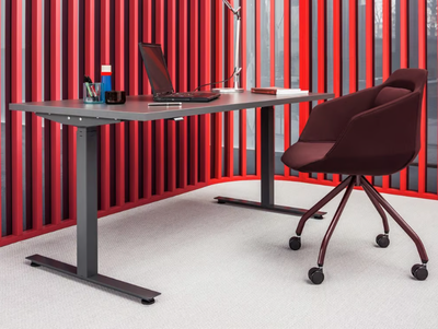 OGI-DRIVE - Height-adjustable rectangular office desk _ mdd