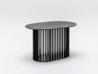 ROLL - Low oval MDF coffee table _ mdd
