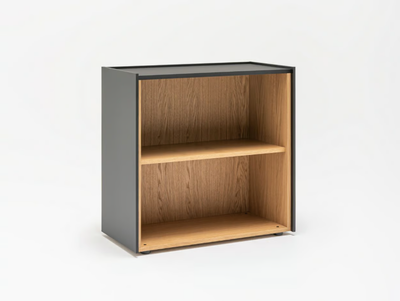 VIGA - Open freestanding low wooden office shelving _ mdd