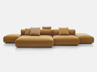 COSY ISLAND - Modular sectional fabric sofa _ MDF Italia
