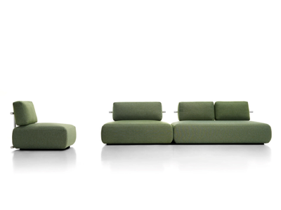 COSY - Modular fabric garden sofa _ MDF Italia