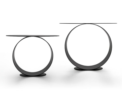 METODO - Round steel coffee table _ MDF Italia