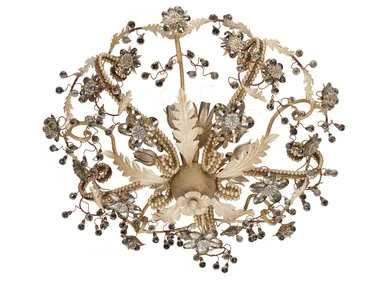 A365 - Wrought iron ceiling light _ Mechini