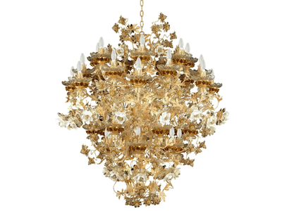 L299 - Wrought iron chandelier _ Mechini