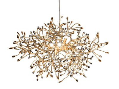 SPIDERY - Wrought iron chandelier _ Mechini