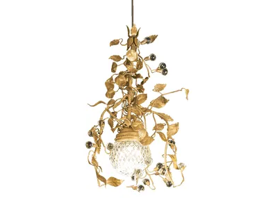 THREE HUNDRED AND NINETEEN - Wrought iron pendant lamp _ Mechini