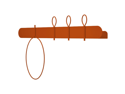 BALLOON - Metal coat rack / wall shelf _ MEMEDESIGN