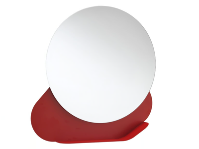 NUVOLA - Wall-mounted mirror with shelf _ MEMEDESIGN