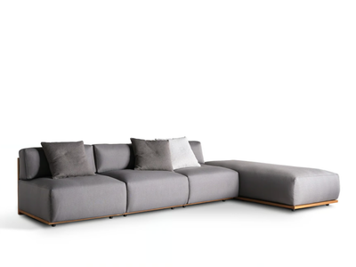 CLAUD OPEN AIR - Modular fabric sofa _ Meridiani
