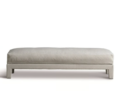 FORREST SOFT - Upholstered fabric bench with removable cover _ Meridiani