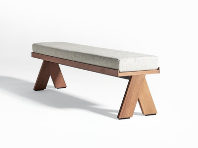 JOI OPEN AIR - Fabric garden bench _ Meridiani