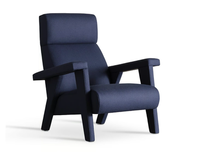 NORA - Fabric armchair with armrests _ Meridiani