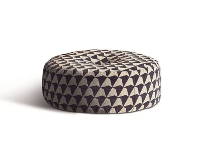 SCOTT - Round fabric pouf _ Meridiani