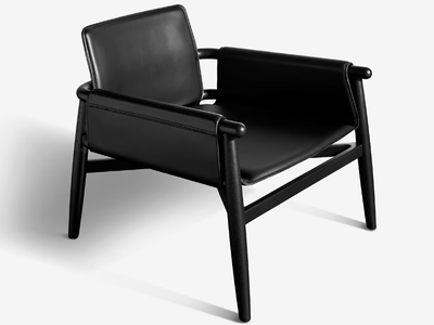 TERESA KUOIO - Tanned leather armchair with armrests _ Meridiani