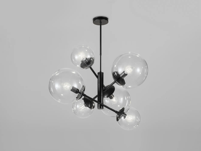 GLOBAL Ø 80 - Ø 50 - Metal pendant lamp _ Metal Lux