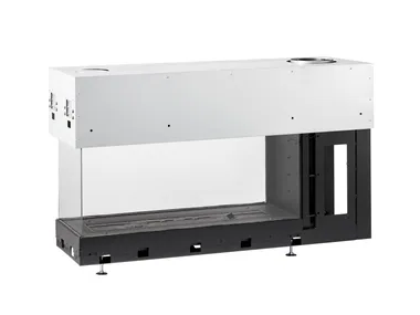 AVENUE MF 1050-40 GHE 3S EXT - 3-sided gas metal fireplace _ Metalfire
