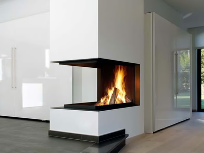 UNIVERSAL MF 1050-800-60 W 3S EXT - Wood-burning fireplace _ Metalfire