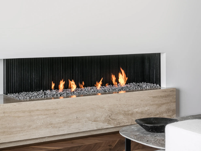 URBAN MF 1500-40 G 2S L/R - Gas corner bespoke fireplace _ Metalfire
