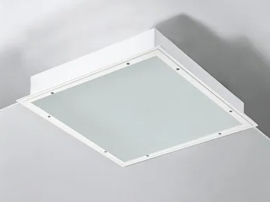 600 IP65 6038 TS - Recessed steel ceiling lamp _ Metalmek