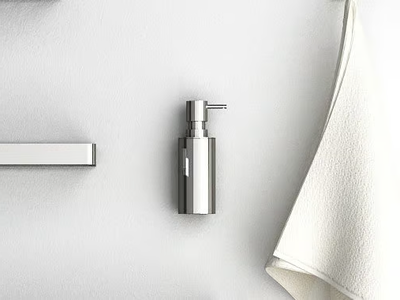 DEEP - Wall-mounted brass Bathroom soap dispenser _ MG12