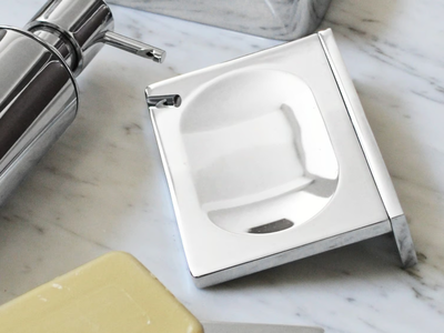 DEEP - Wall-mounted brass soap dish _ MG12