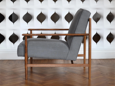 GAIA - Fabric armchair with armrests _ MG12