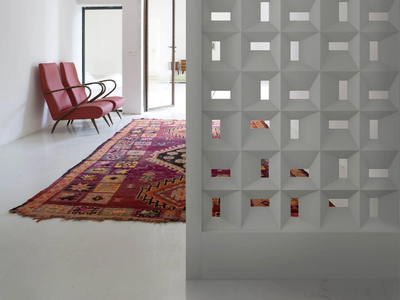 RONCHAMP - Plaster room divider _ MG12