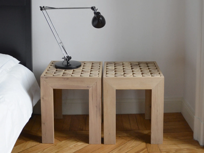 SOFIA - Solid wood stool _ MG12