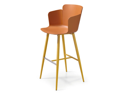CALLA P75 M PP - Plastic barstool with armrests _ Midj