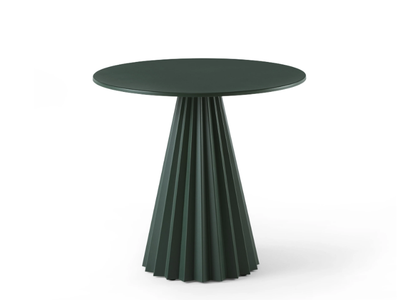 PLISSÉ H73 - Round metal table _ Midj