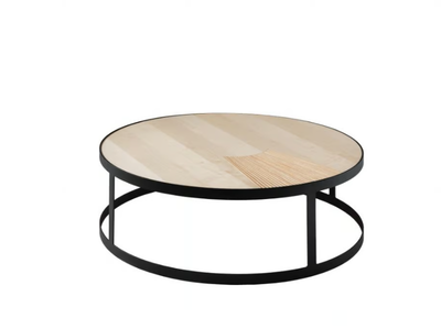 BEA - Low round iron coffee table _ Mila Maurizi