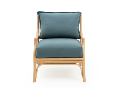 NATALIE - Rattan armchair with armrests _ Mila Maurizi