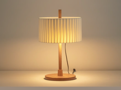 LINOOD - LED linen table lamp _ Milan Iluminación