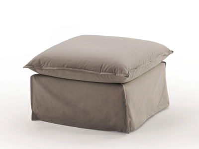 CLARKE - Square fabric pouf _ Milano Bedding