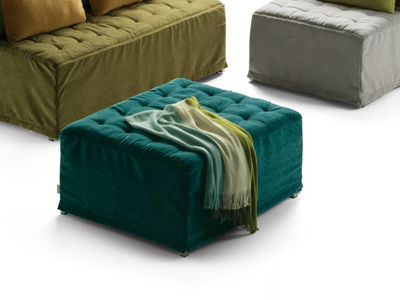 DORSEY - Tufted fabric pouf bed _ Milano Bedding