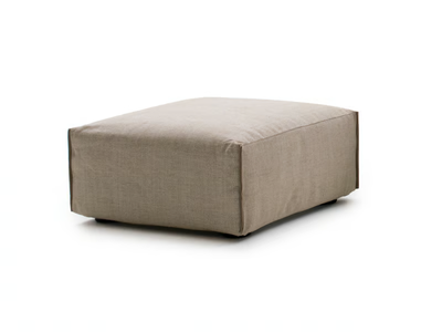 PARKER - Upholstered fabric pouf _ Milano Bedding
