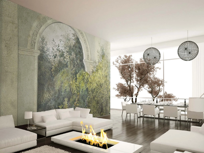 800S - Trompe l'oeil landscape wallpaper _ MILLE997