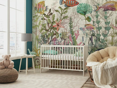 ACQUARIO - Motif nonwoven kids wallpaper _ MILLE997