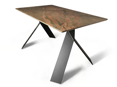 DIONISIO - Rectangular bronzite table _ MILLE997
