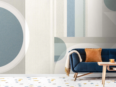 INTRECCIO - Striped geometric wallpaper _ MILLE997