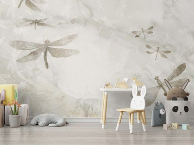LIBELLULA - Motif nonwoven kids wallpaper _ MILLE997