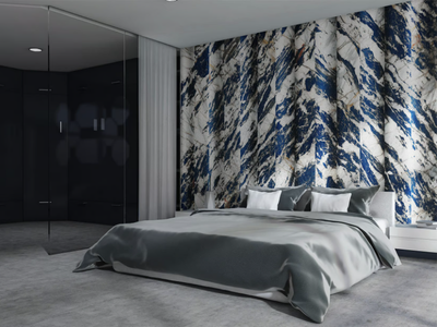 SEZIONI - Vinyl sheets wallpaper with marble effect _ MILLE997