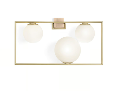 BUBLE - Glass and steel wall lamp _ Miloox