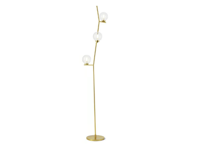 CAMELY - LED Borosilicate glass and metal floor lamp _ Miloox