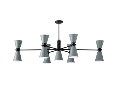 GRAAL - Painted metal chandelier _ Miloox