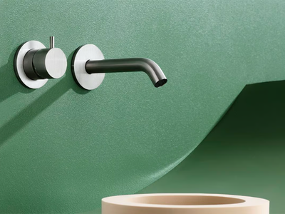 IVI 81816 - Wall-mounted stainless steel washbasin mixer _ MINA