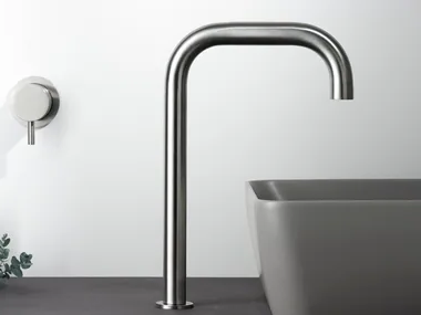 STIRIANA 6300-6100 - Countertop stainless steel washbasin mixer _ MINA