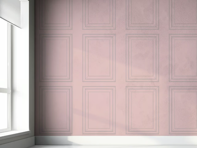 OUTILINE PANEL - Motif Ecological fire retardant non-woven paper wallpaper _ Mineheart
