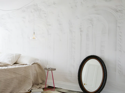 PAPER PALACE FOLDED HALL - Trompe l'oeil vinyl wallpaper _ Mineheart