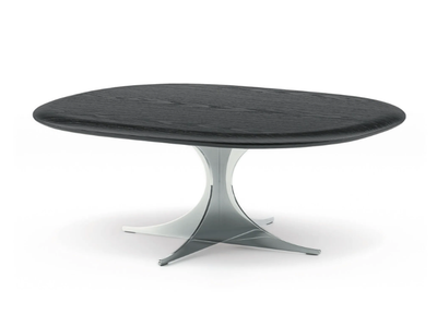 ANISH WOOD - Oval ash coffee table _ Minotti